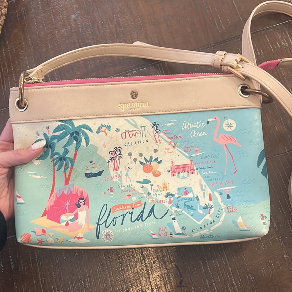 Spartina 449 Greetings from Florida shoulder bag